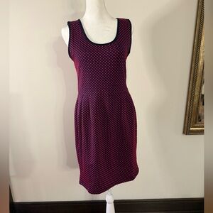 Collective Concepts Navy and Red Mini Dress